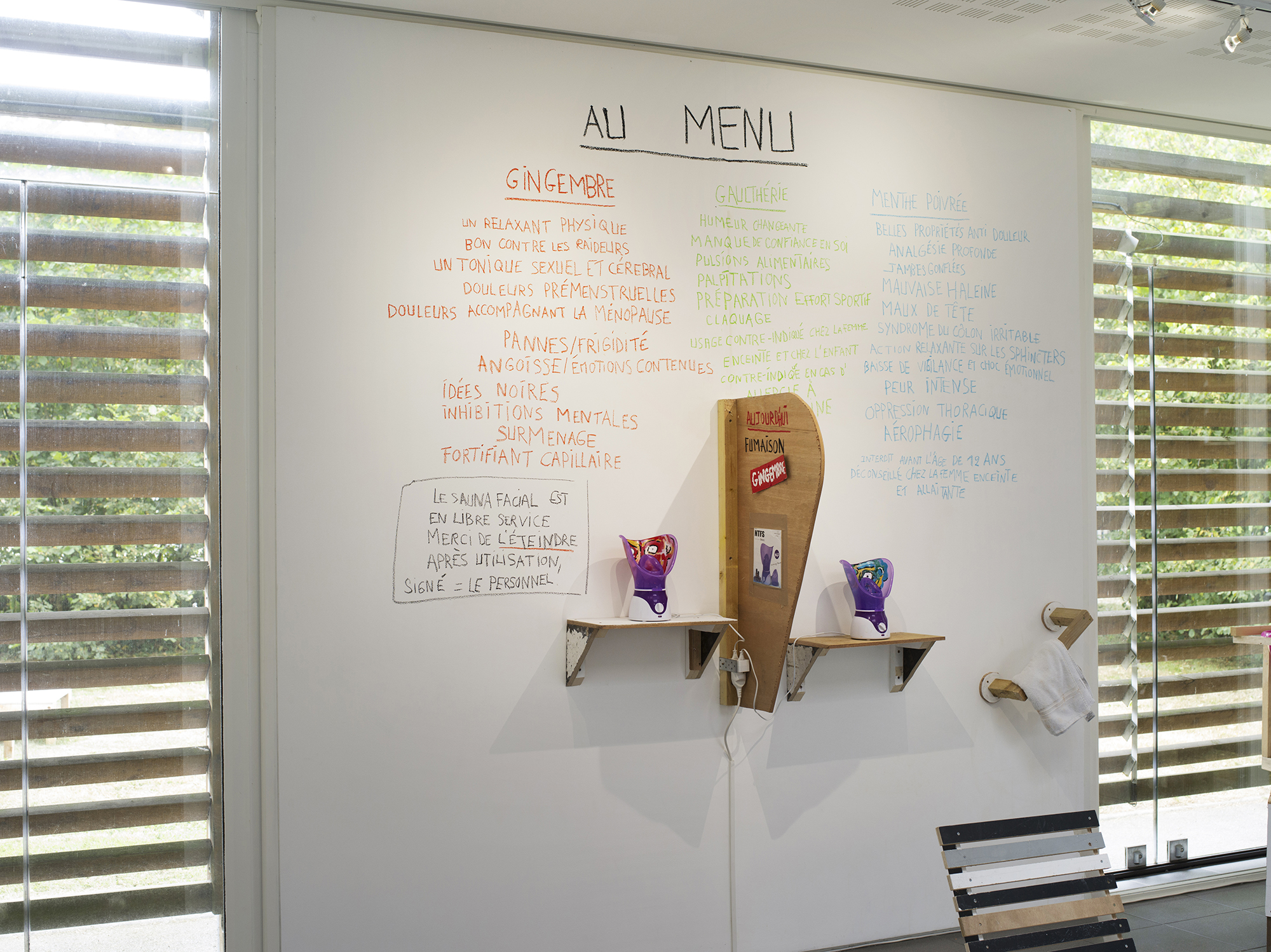 Vues de l'xposition Anaïs Touchot, J'y laisserai ma vieille peau. Photo : Vincent Malassis