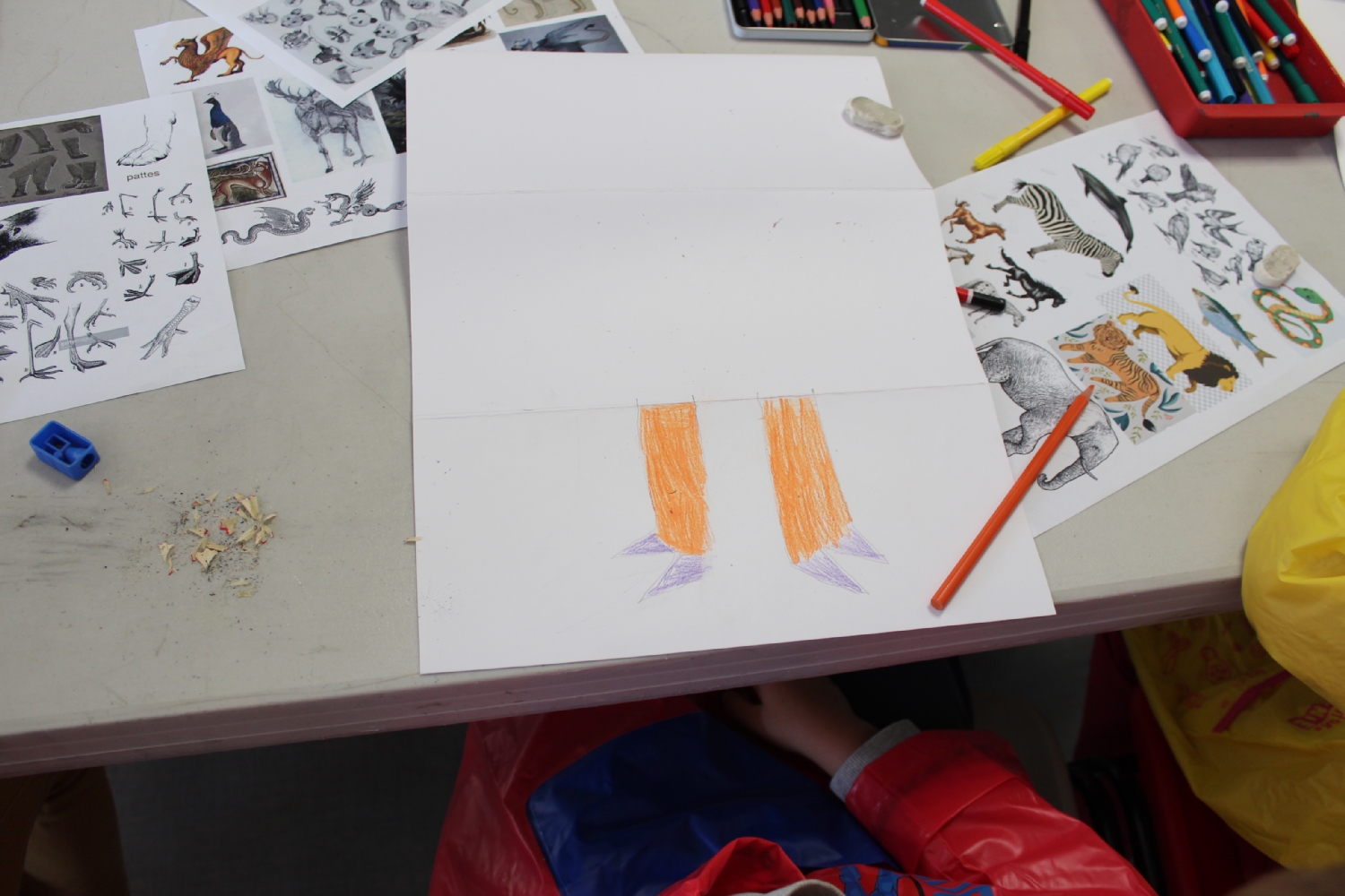 Classe de CP de l'école Saint-Michel de Bédée