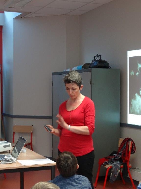 Rencontre avec Angélique Lecaille - classe de CP Les Trois rivières Breteil