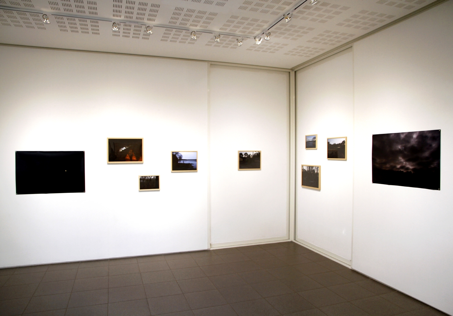 Vue de l'exposition Julie Meyer, Entre chien et loup, 2018.