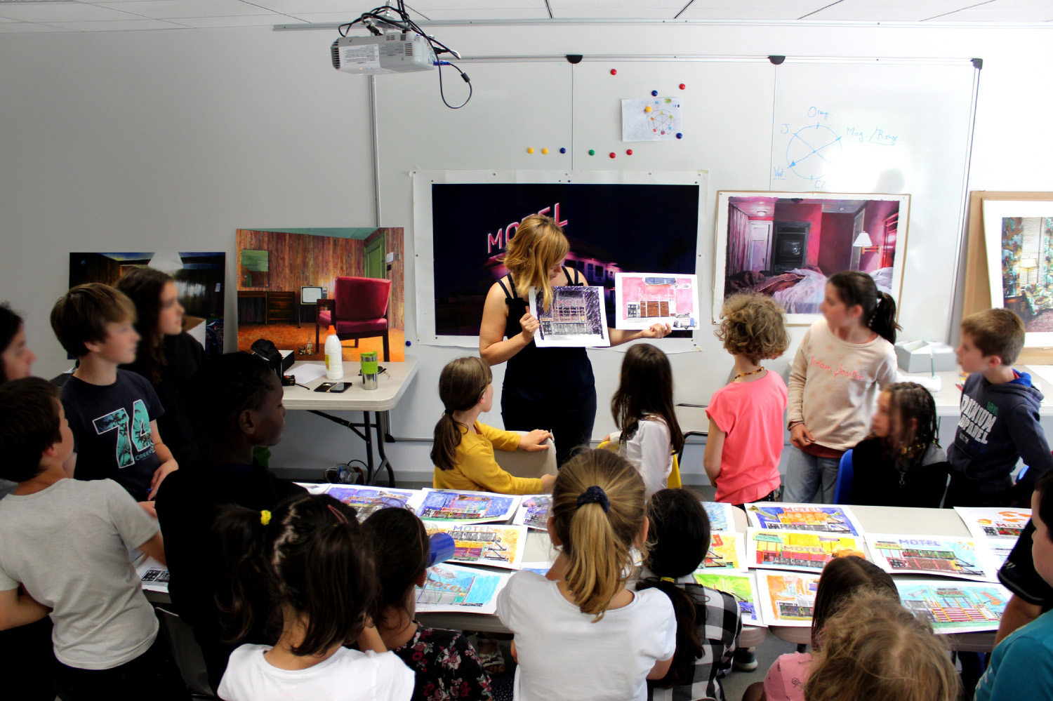 Rencontre avec Julie Giraud - classe de CM1-CM2 de l'école élémentaire Les 3 rivières de Breteil