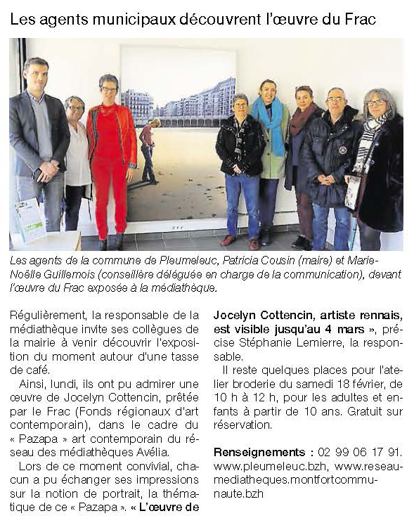 Article Ouest-France du 15 février 2017