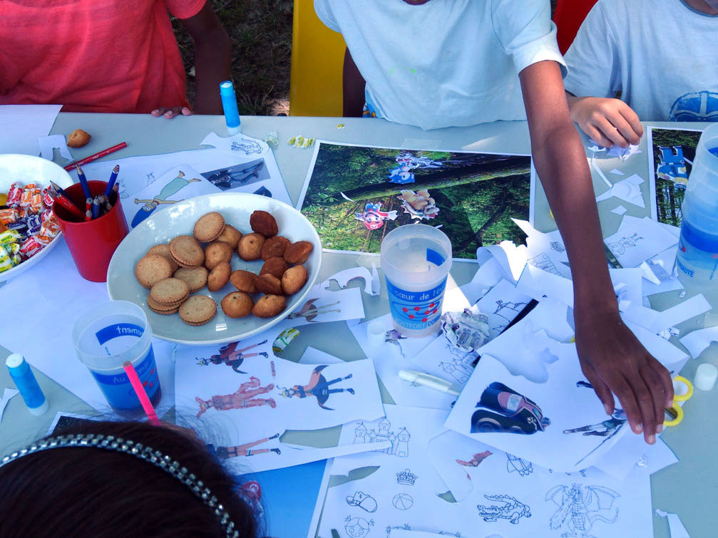 Goûter artistique en famille du 18 juillet 2014