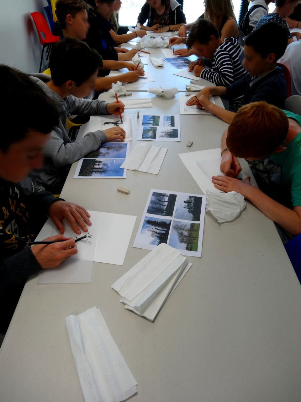 Classe de 4ème du collège Louis Guilloux, Montfort-sur-Meu