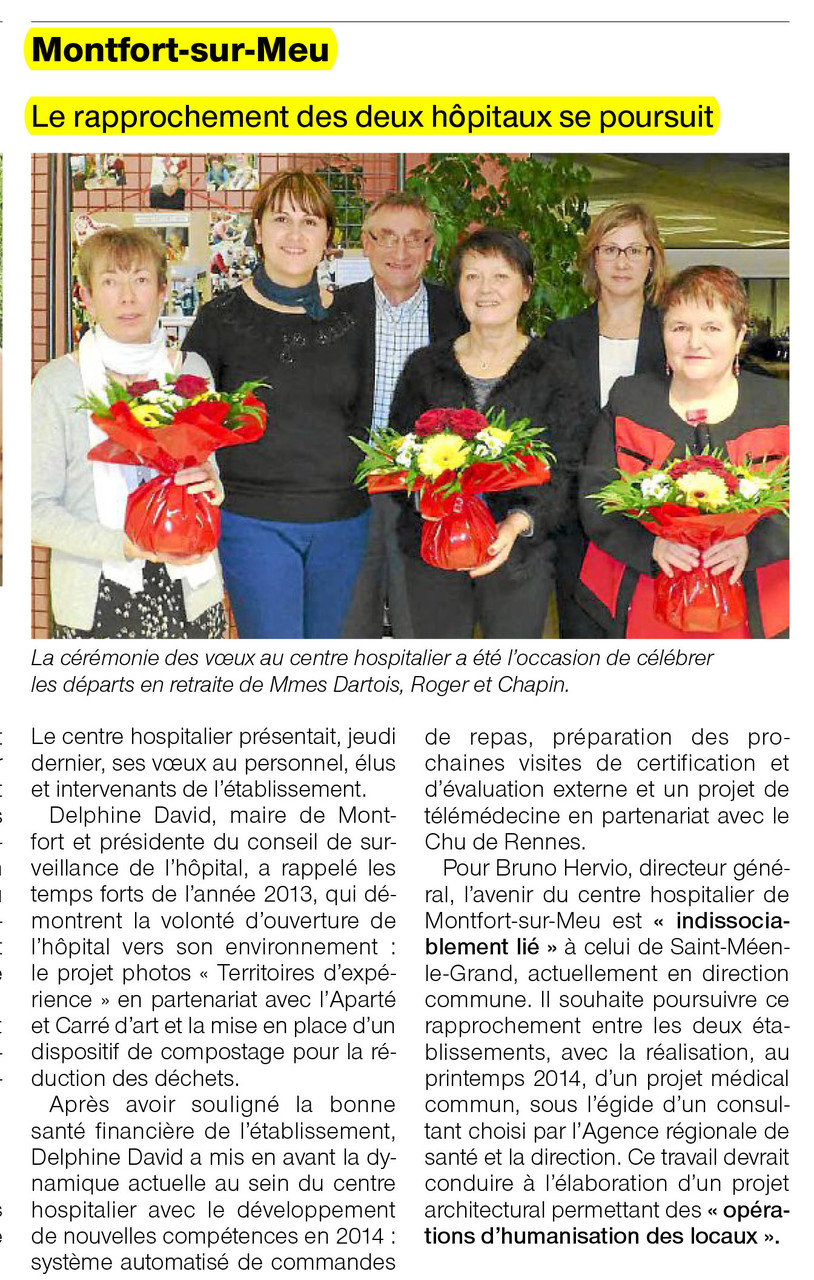 Ouest-France - 29 janvier 2014