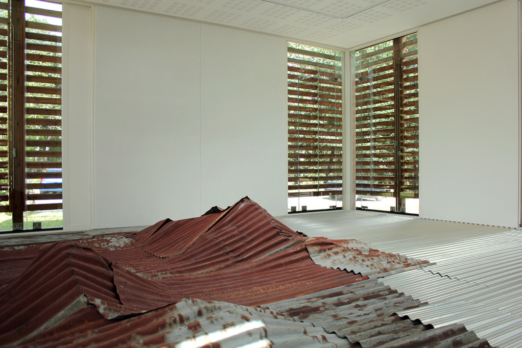 Jean-Marc Nicolas, Paysage emprunté 1 (détail), 2011. Photo : Hervé Beurel