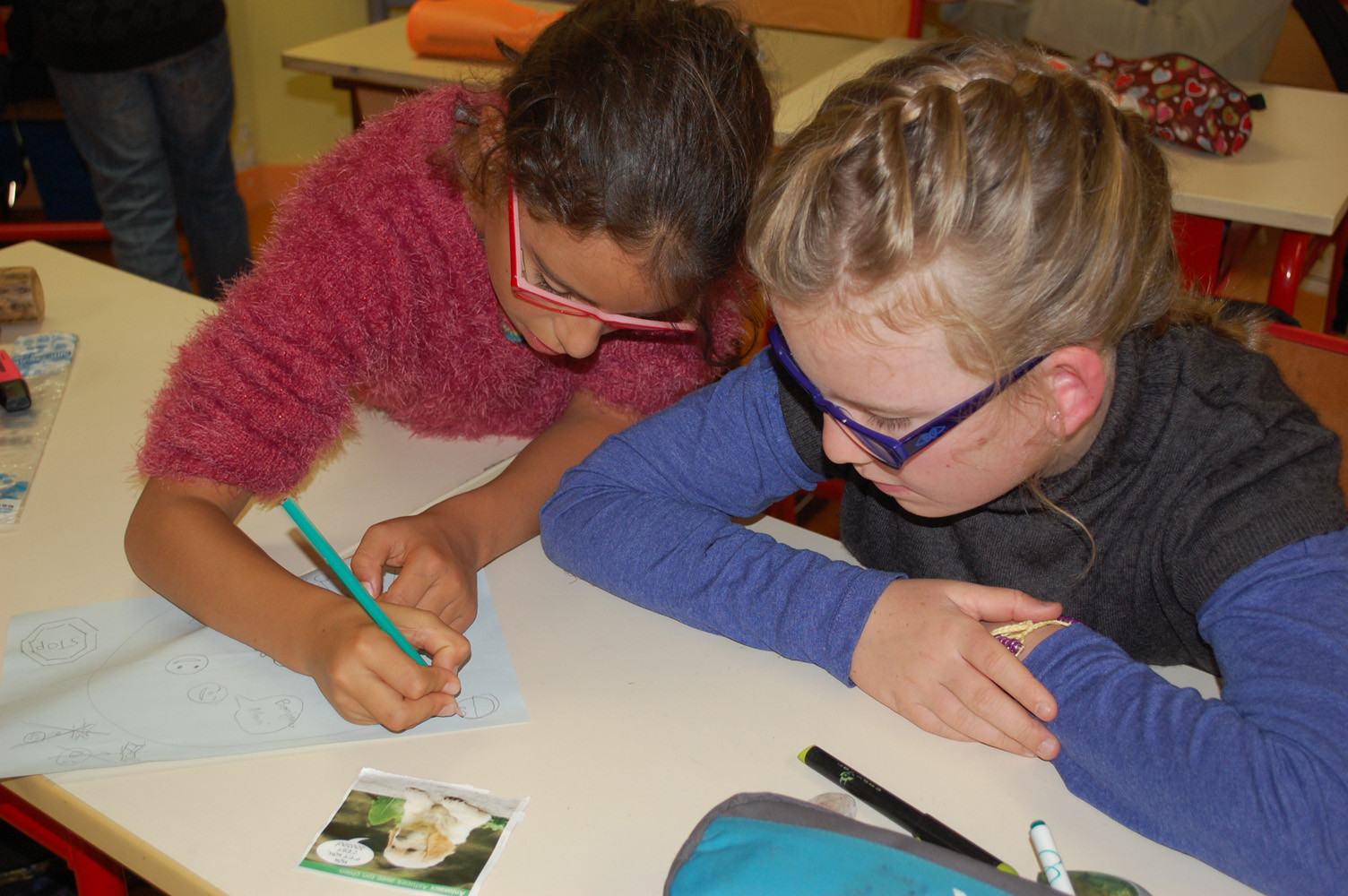 Rencontre-atelier avec Thomas Tudoux - CM1-CM2 M Ecole élémentaire publique Moulin à Vent, Montfort-sur-Meu