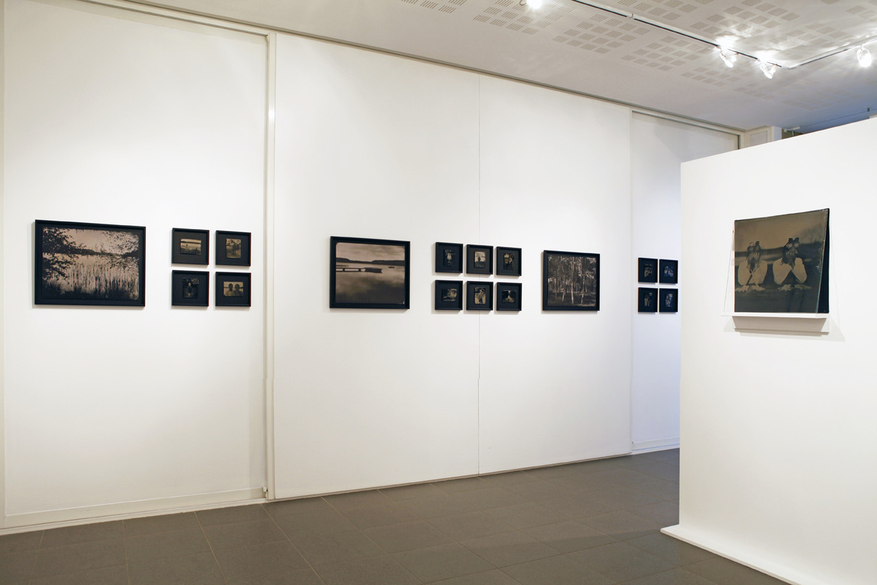 Vue de l'exposition "Territoires d'expériences" à L'aparté. Photo : Hervé Beurel.