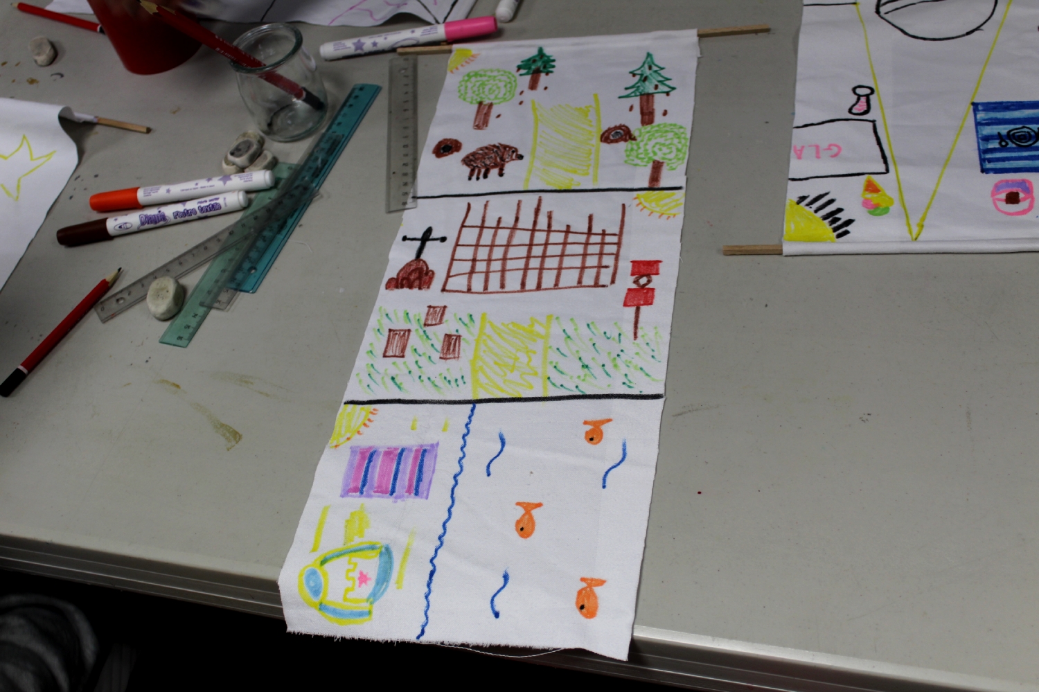 Visite-atelier - Classe de CM2 de l'école La Fée Viviane d'Iffendic