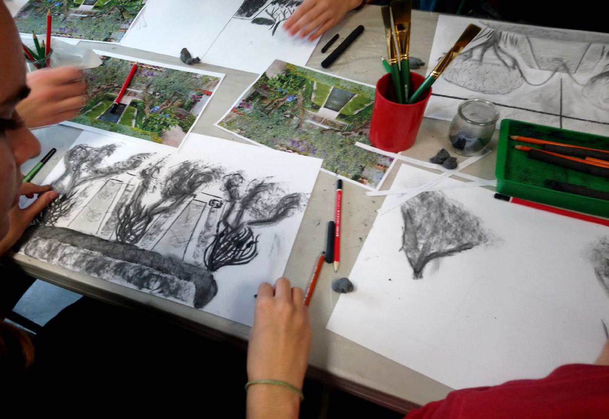 Visite-atelier - classe de Terminale Littéraire du Lycée René Cassin de Montfort-sur-Meu