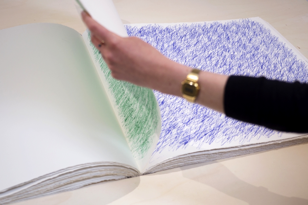 Vue de l'exposition "Franchir le Rubicon" de Pierre Galopin. Photo : JBL