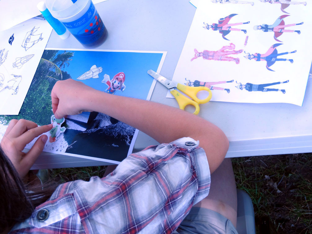 Goûter artistique en famille du 18 juillet 2014