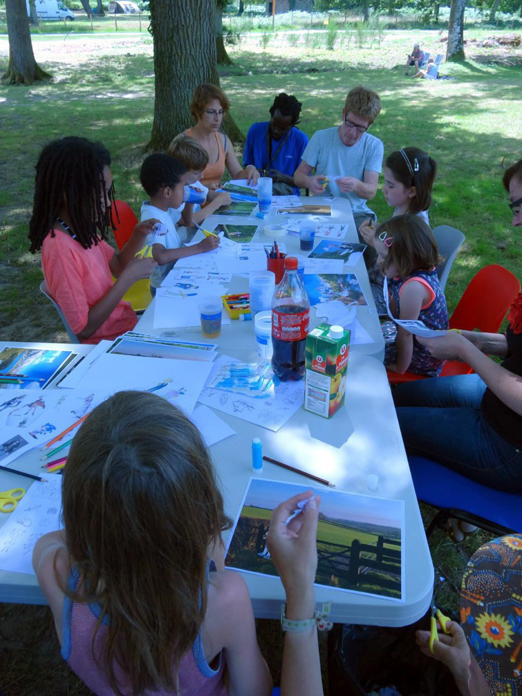 Goûter artistique en famille du 18 juillet 2014