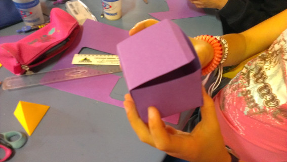 Atelier volumes - CE2-CM1 école élémentaire publique du Moulin à Vent de Montfort-sur-Meu