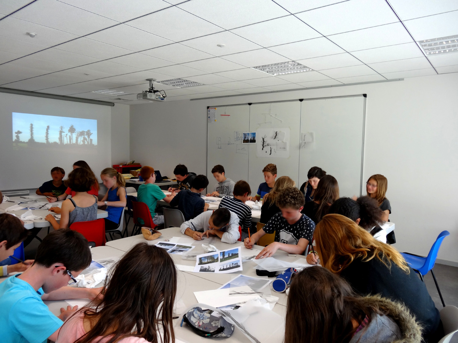 Classe de 4ème du collège Louis Guilloux, Montfort-sur-Meu