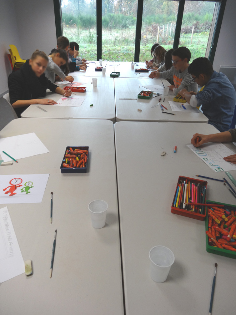 Classe de 5ème collège Louis Guilloux, Montfort-sur-Meu