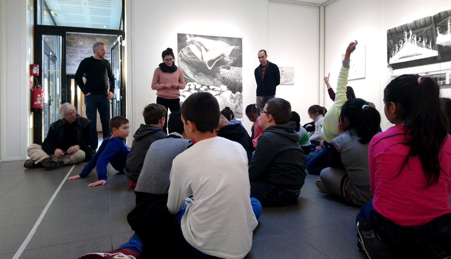 JUMELAGE Rencontre avec Julie Bonnaud et Fabien Leplae - classe de CM1 de l'école Edmond Rostand de Rennes