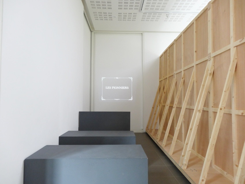 Vue de l'exposition, Allegorie Allegora, 2014. © L'aparté, lieu d'art contemporain.