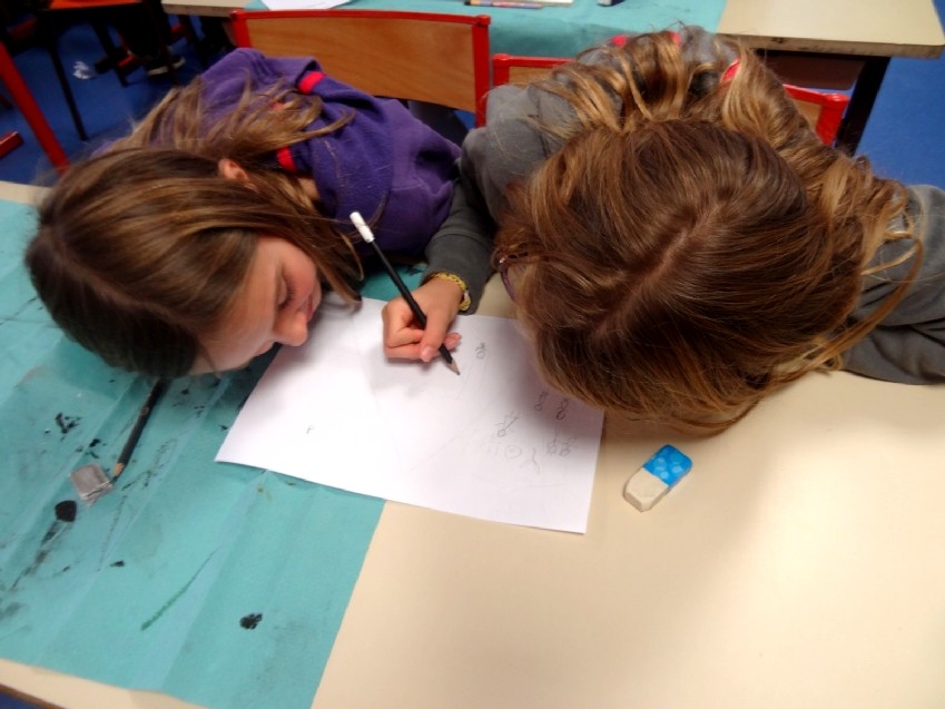 Rencontre-atelier avec Thomas Tudoux - CM2 Ecole élémentaire publique Moulin à Vent, Montfort-sur-Meu