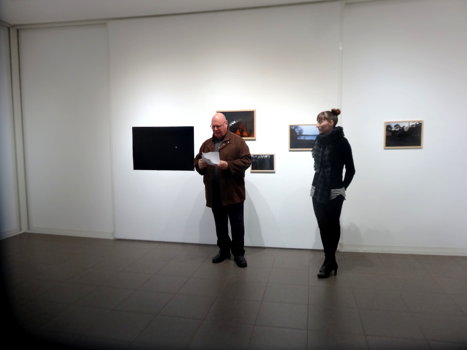 Vernissage de l'exposition Julie Meyer, Entre chien et loup