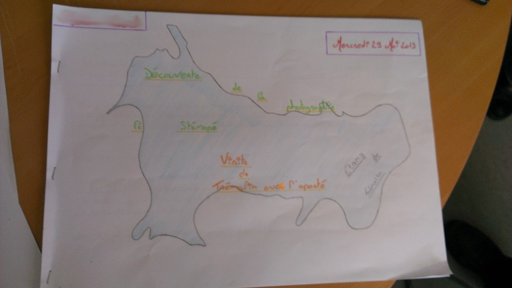 Détail d'un carnet "photographie au sténopé"