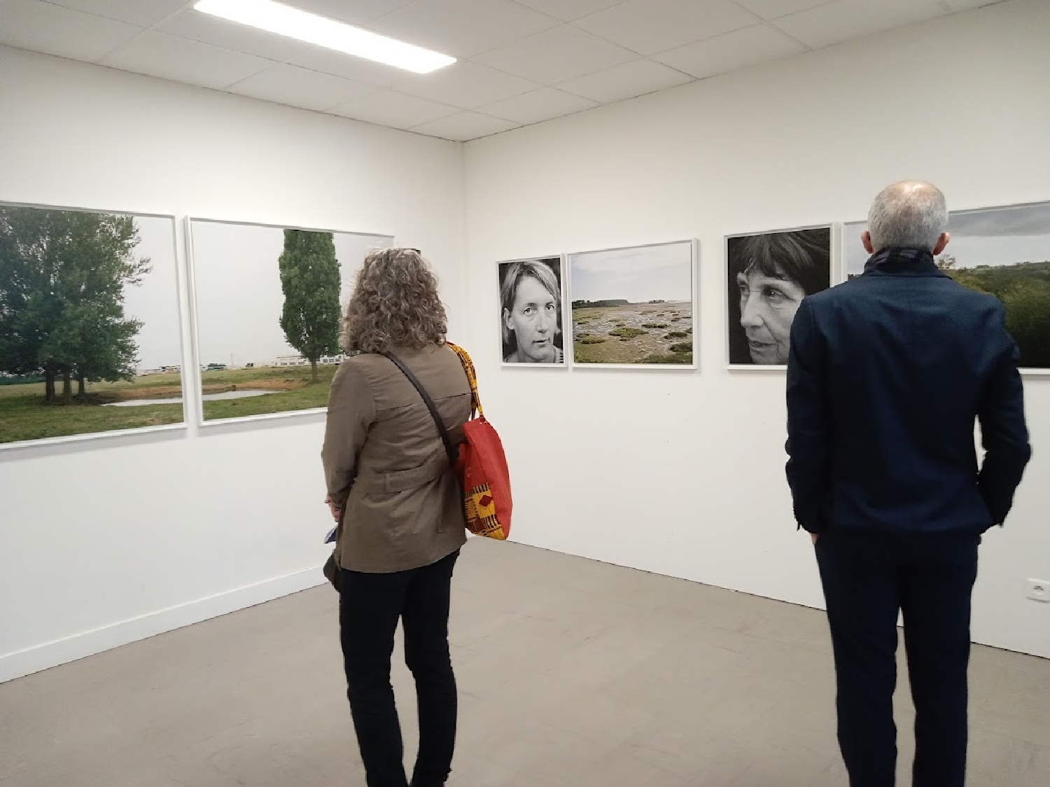 Vernissage de l'exposition Paysans/Paysages de Lise Gaudaire