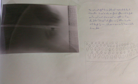 Détail d'un carnet "photographie au sténopé"