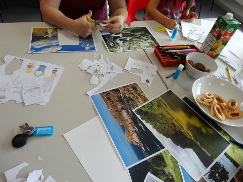 Goûter artistique en famille du 15 août 2014