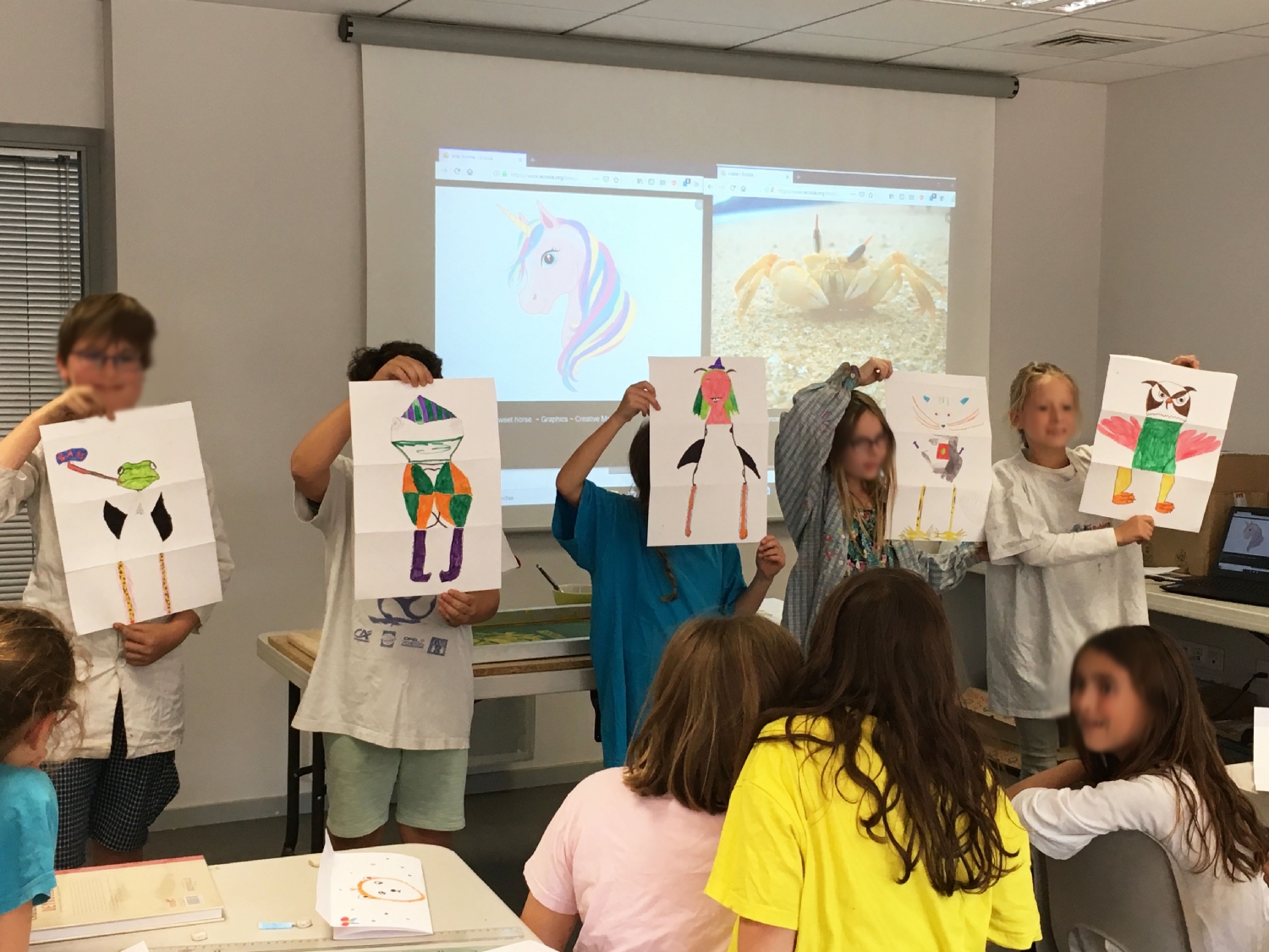 Classe de CM1-CM2 de l'école La Fée Viviane d'Iffendic