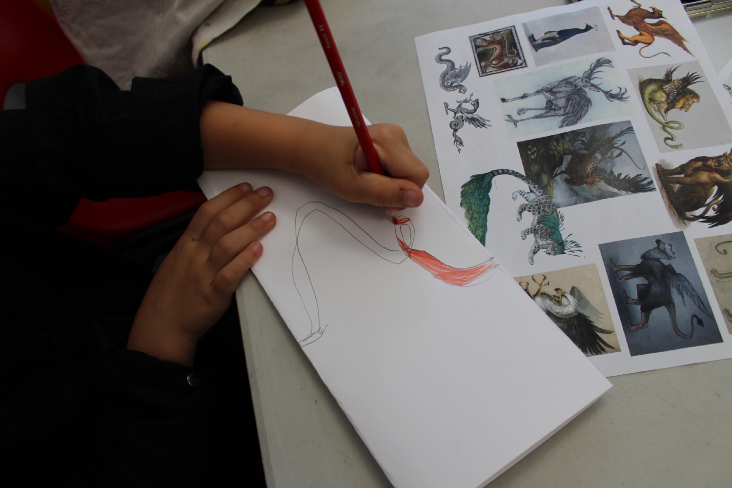 Classe de CP de l'école Saint-Michel de Bédée