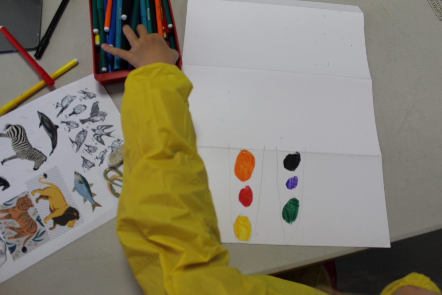 Classe de CP de l'école Saint-Michel de Bédée