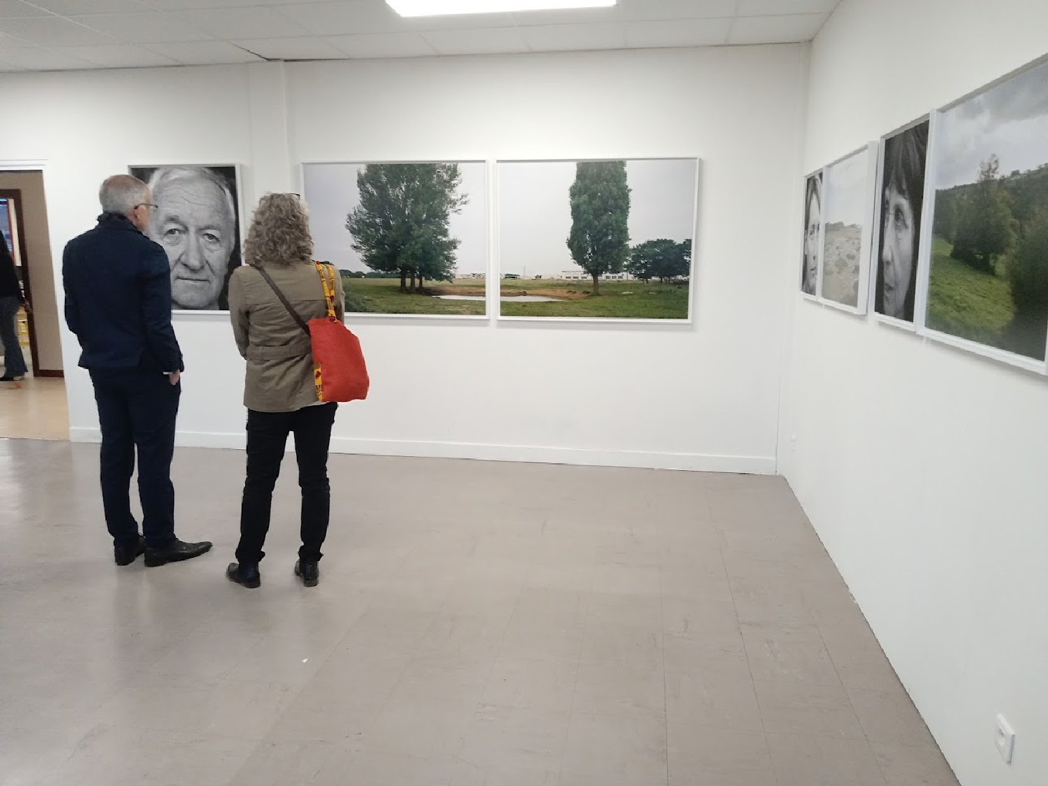 Vernissage de l'exposition Paysans/Paysages de Lise Gaudaire