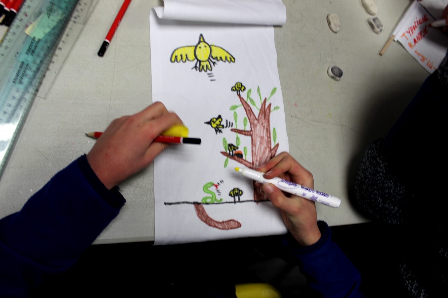 Visite-atelier - Classe de CM2 de l'école La Fée Viviane d'Iffendic