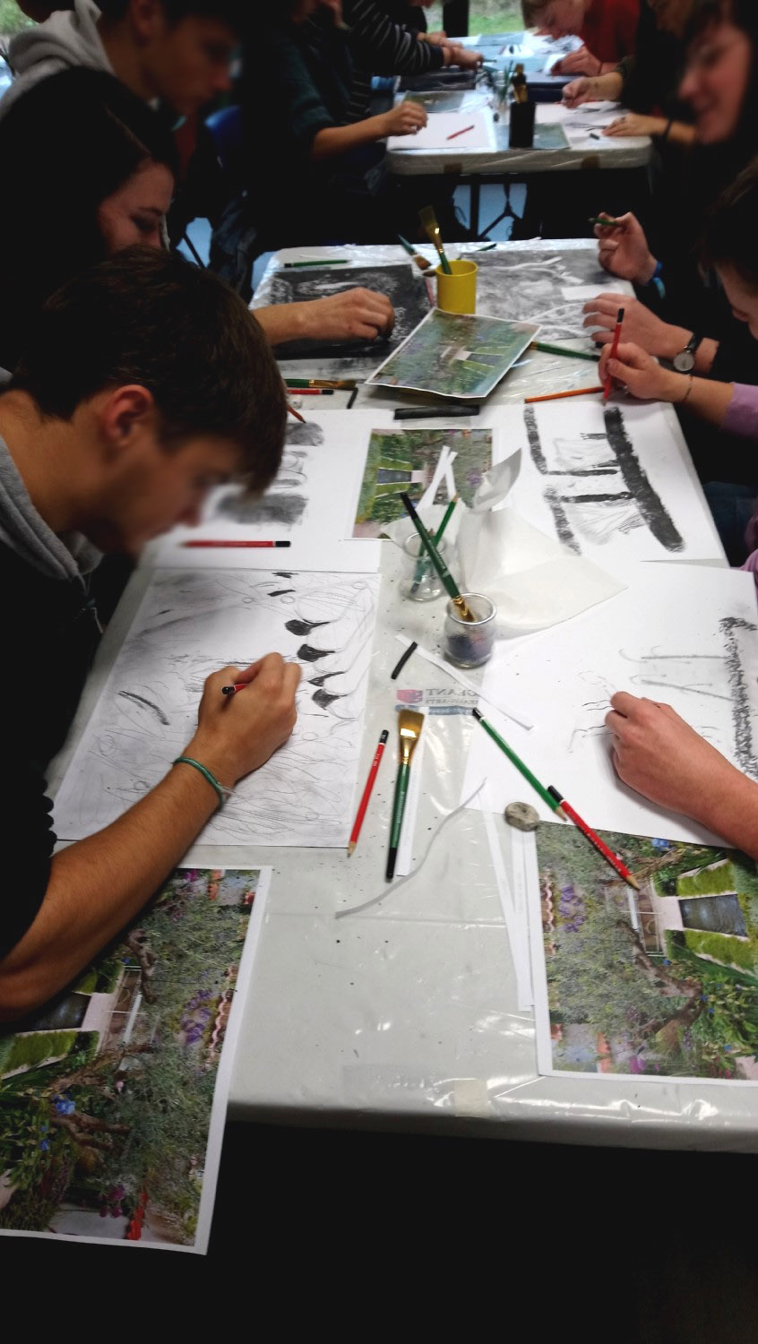 Visite-atelier - classe de Terminale Littéraire du Lycée René Cassin de Montfort-sur-Meu