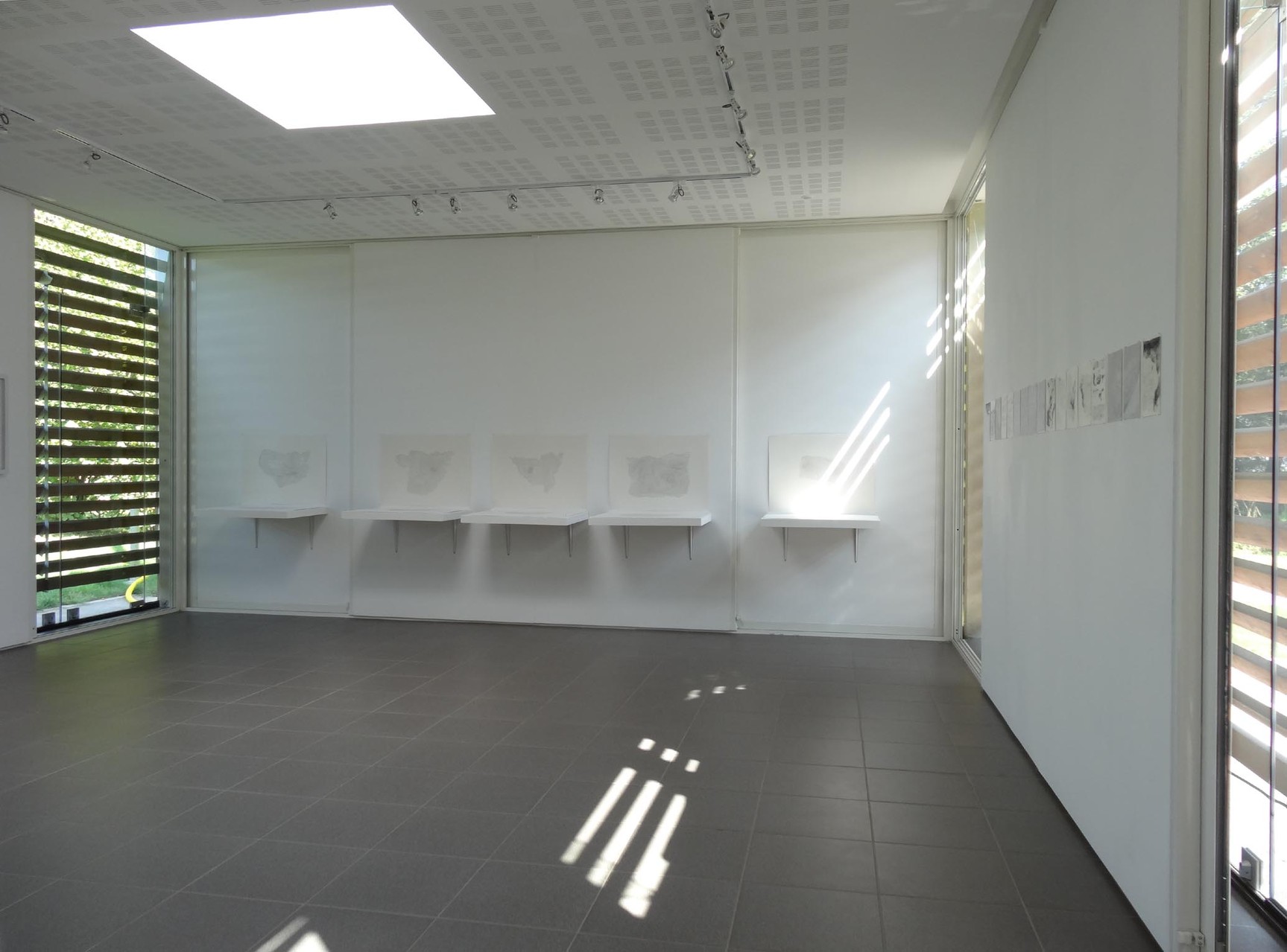 Vue de l'exposition Damien Marchal & Nylso, Trancher. Photo : L'aparté.