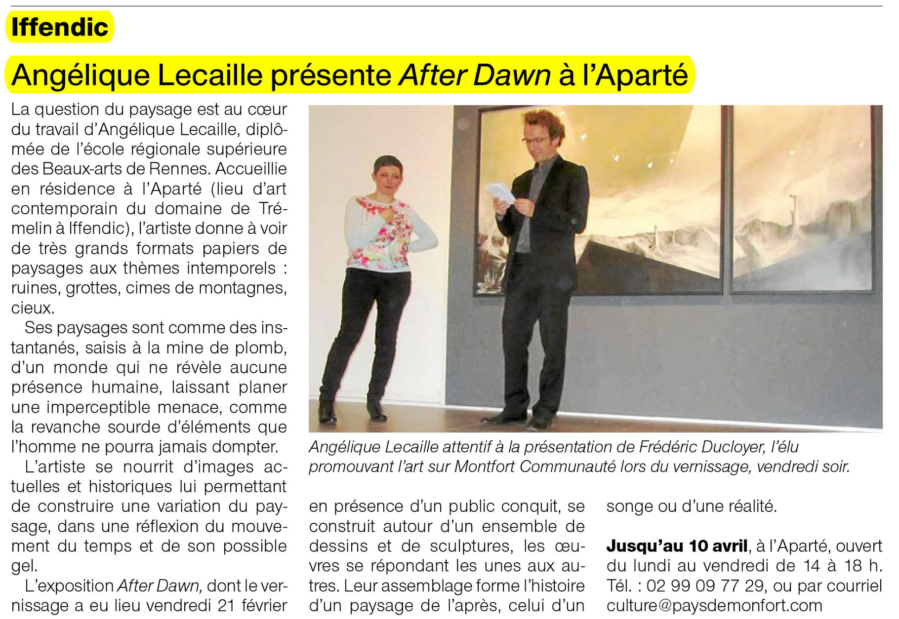 Ouest-France - 26 février 2014