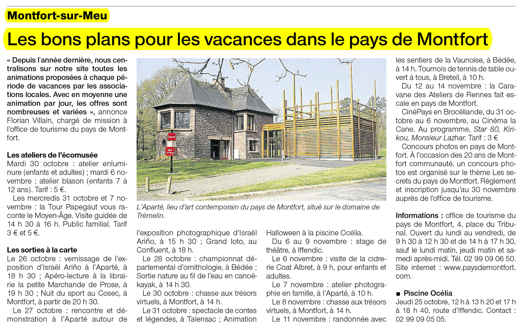 Ouest-France - 25 octobre 2012