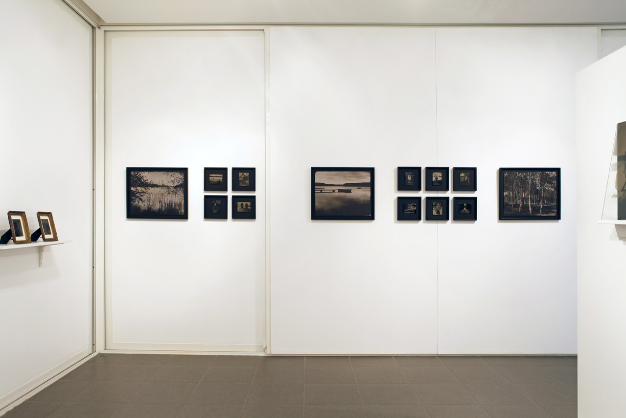 Vue de l'exposition "Territoires d'expériences" à L'aparté. Photo : Hervé Beurel.