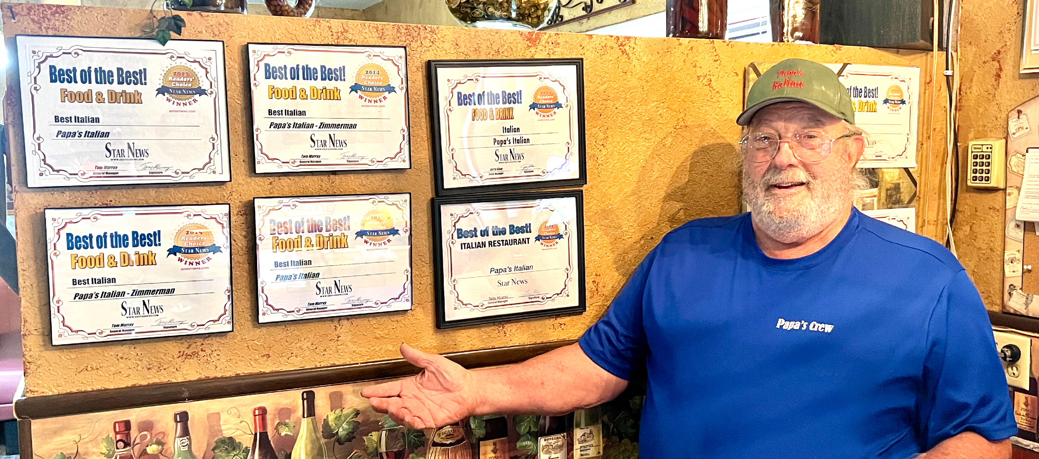 Papa's Italian History & Commitment Papas Italian Restaurant Zimmerman