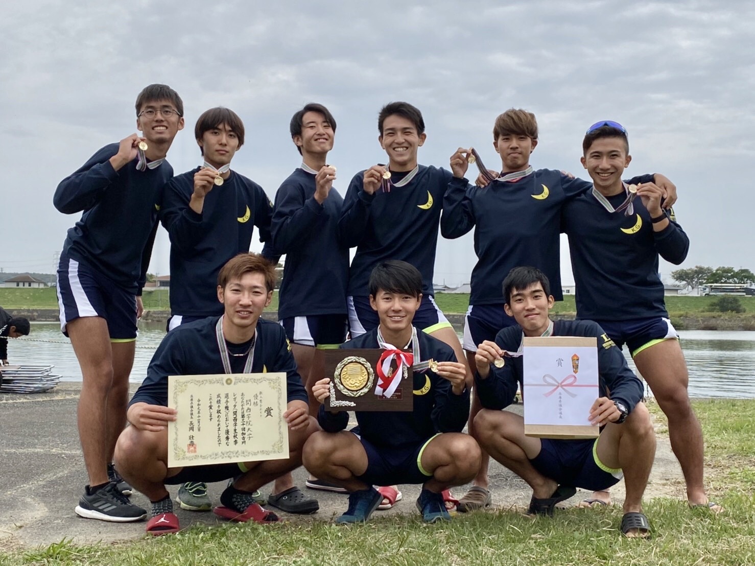 第30回関西学生秋季選手権　男子エイト優勝