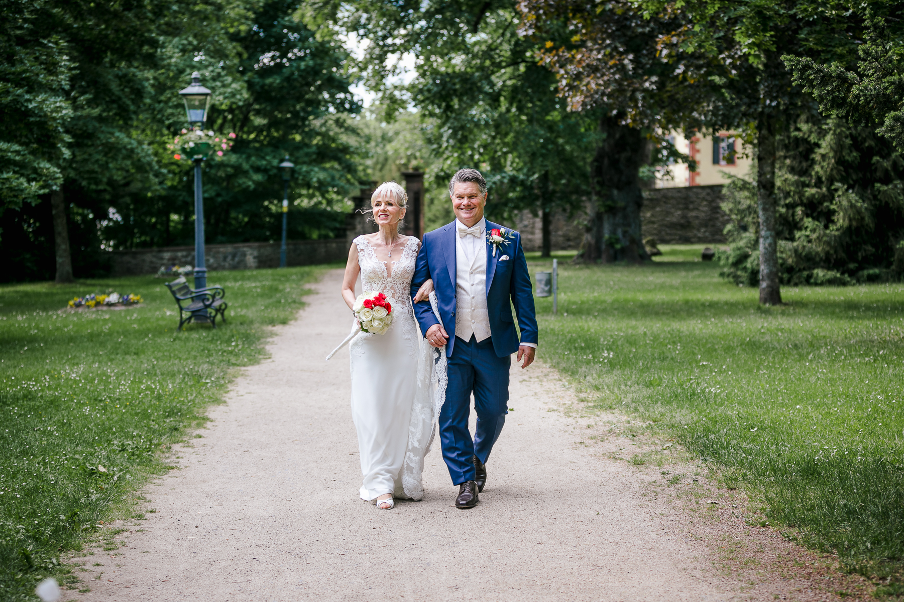 Brautpaar im Schlosspark Gedern 