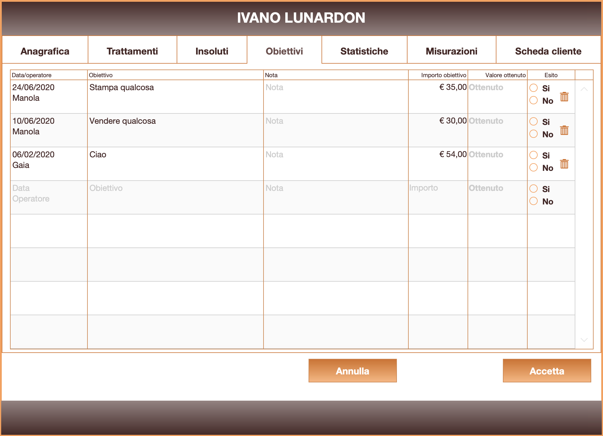 Obiettivi cliente software per salone parrucchieri e centri estetici - smartJOB
