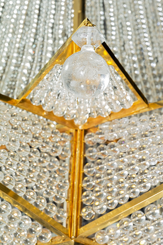 rock crystal chandeliers