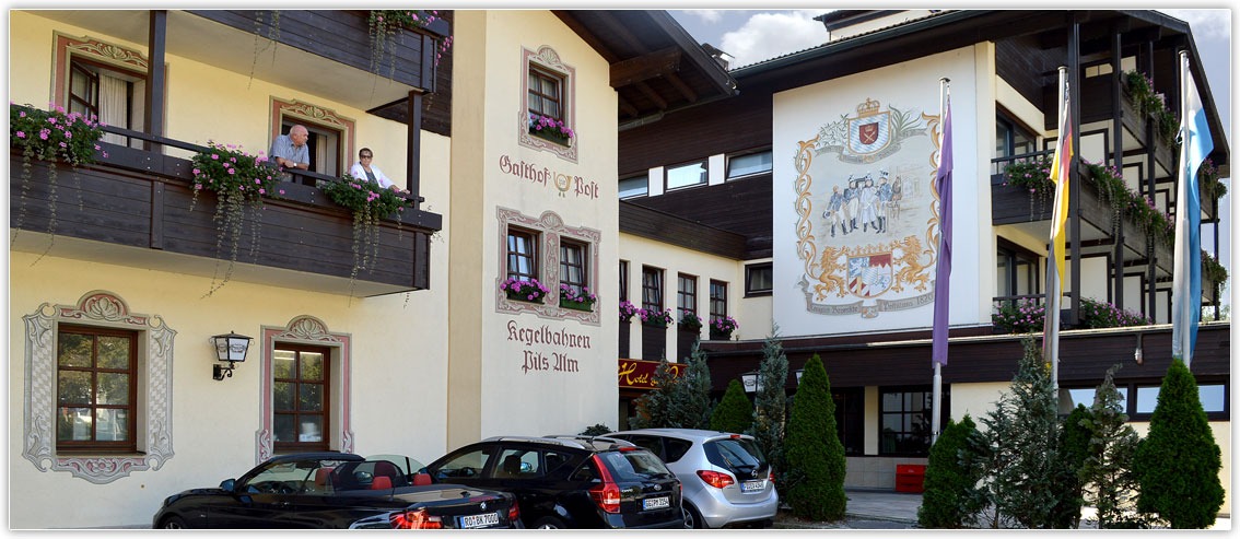 Aussenansicht vom Gasthof Hotel zur Post in Kiefersfelden