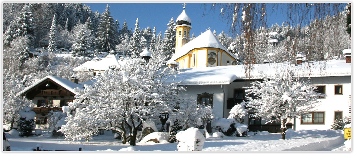 Winterlandschaft Kiefersfelden, Hotel zur Post