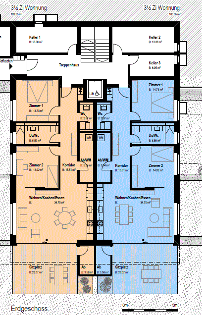 EG Wohnung Ost vermietet
