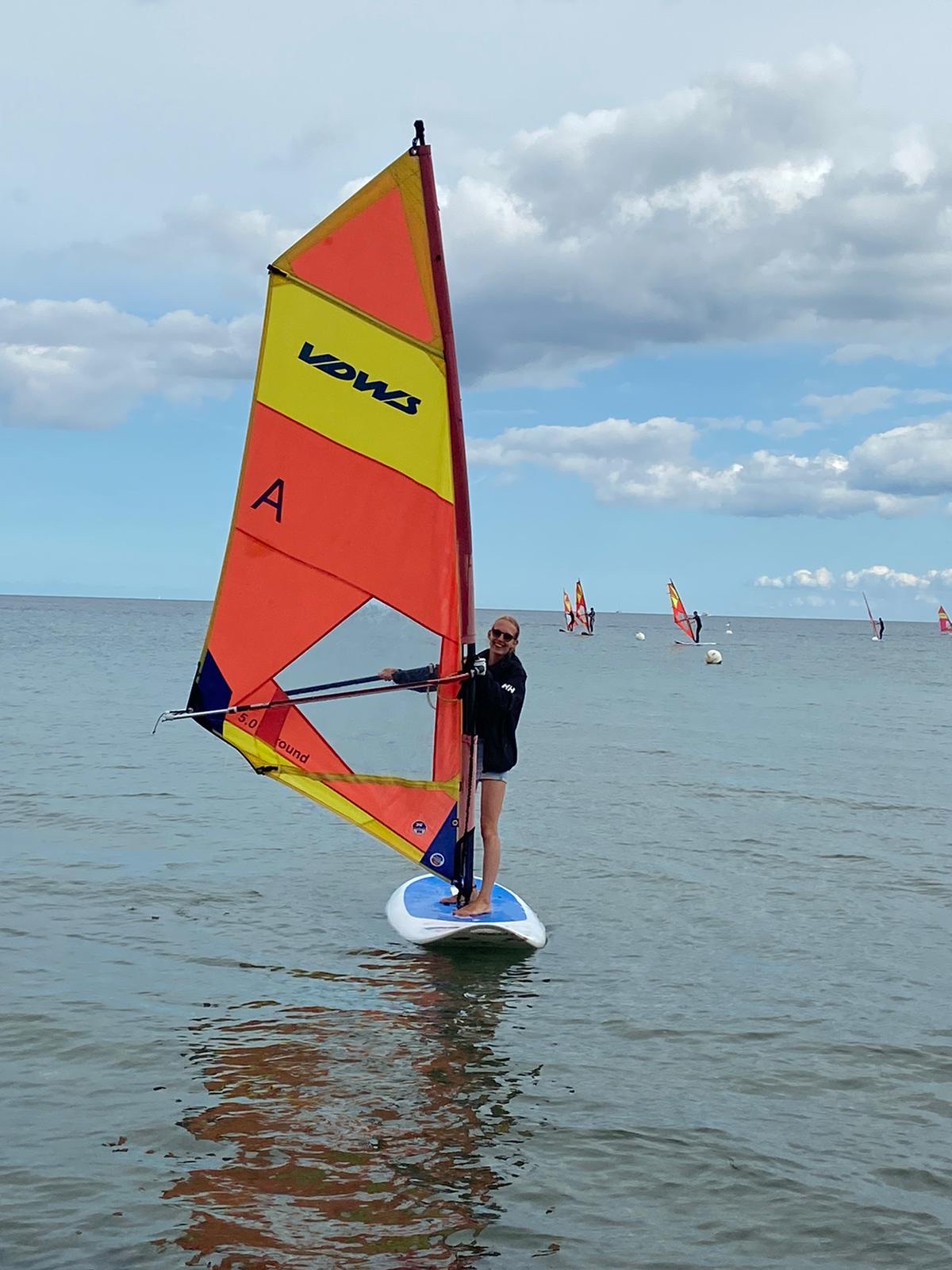 Bild:Spaß am Windsurfen, Ostsee