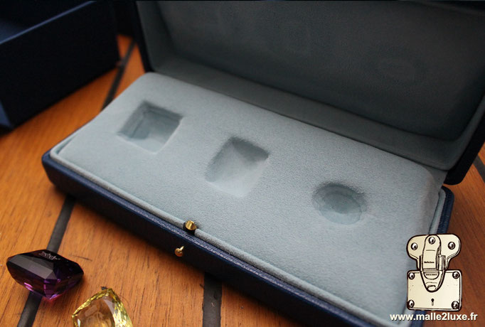 Ecrin bijoux et pierre précieuse sur mesure Made in france Paris