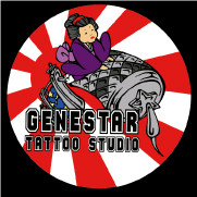 Genestar Tattoo Okinawa Japan sticker