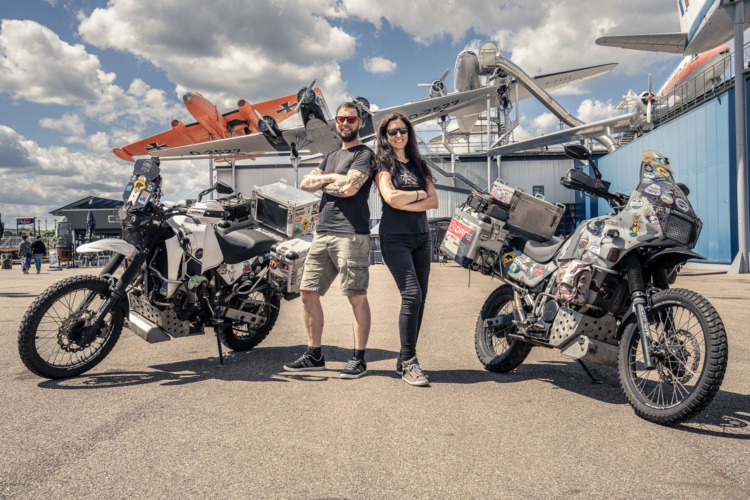 Unsere Weltreise Motorräder im Technikmuseum Sinsheim